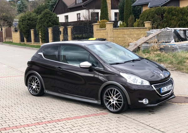 Peugeot 208 cena 26500 przebieg: 83000, rok produkcji 2013 z Mieroszów małe 56